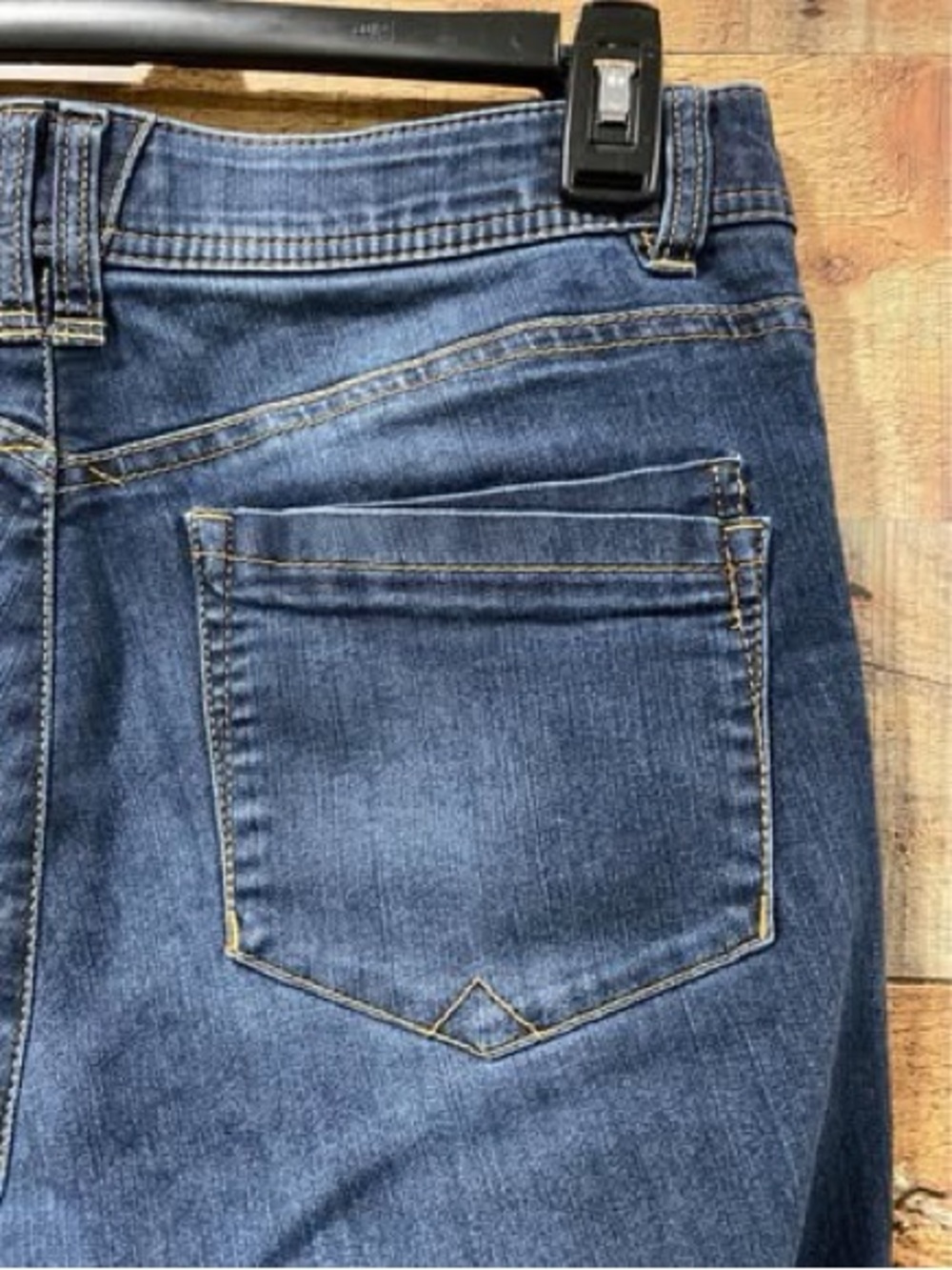 Democracy Women's Dark Blue Skinny Jeans With Slimming Abdominal Panel Size 6 - Picture 3 of 4